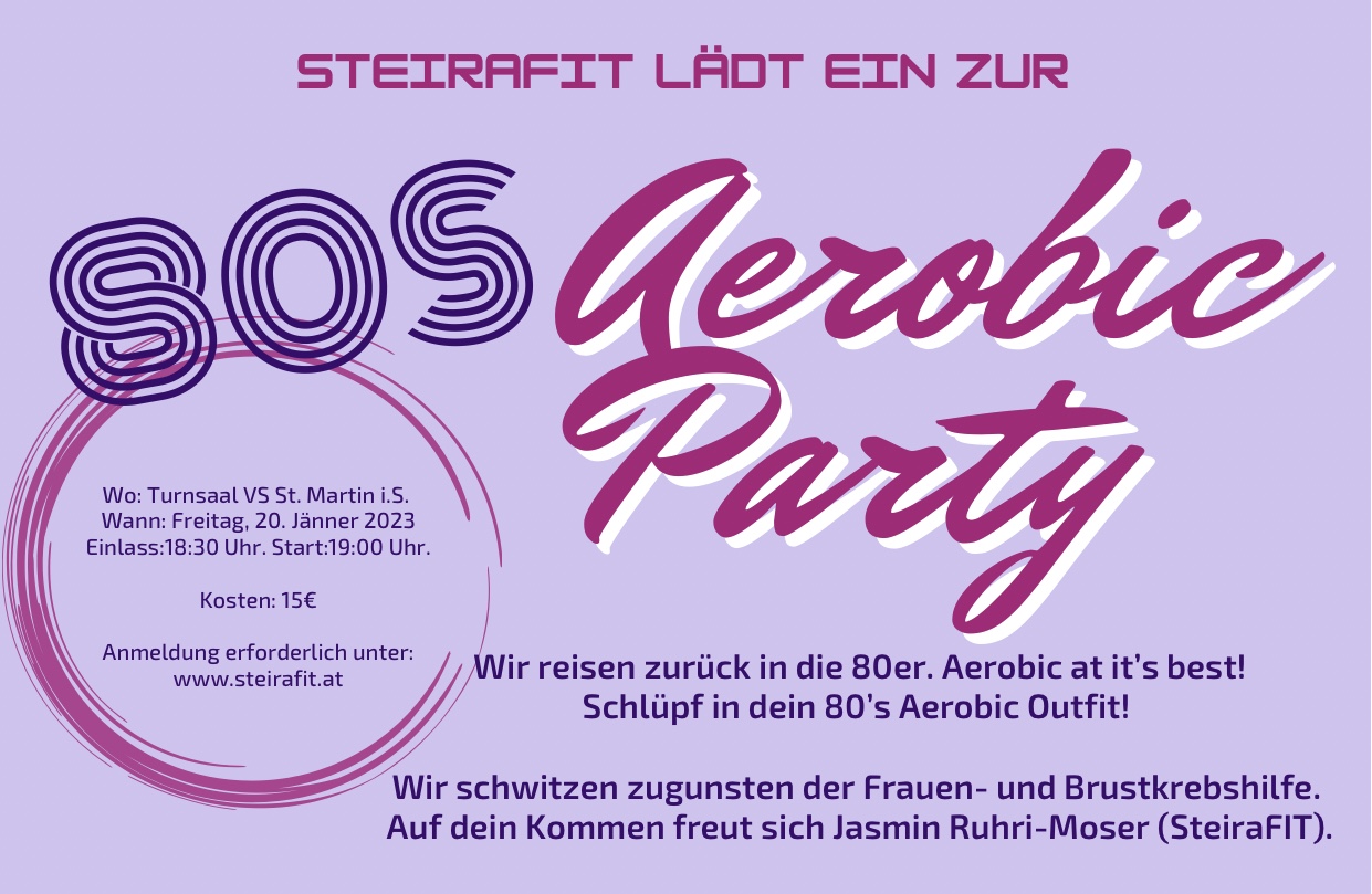 80er Aerobic Party