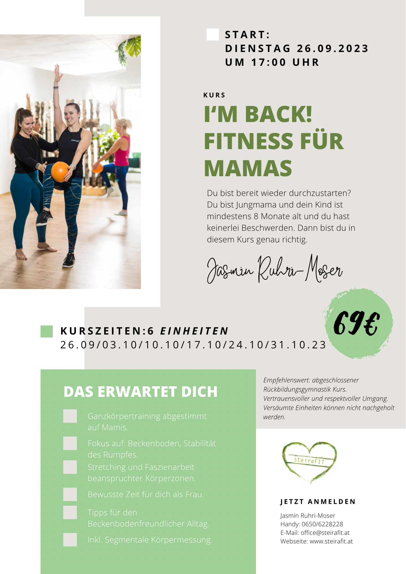 I‘m Back! Fitness für Mamas
